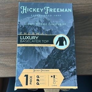 Hickey Freeman Men's Black Luxury Baselayer Top